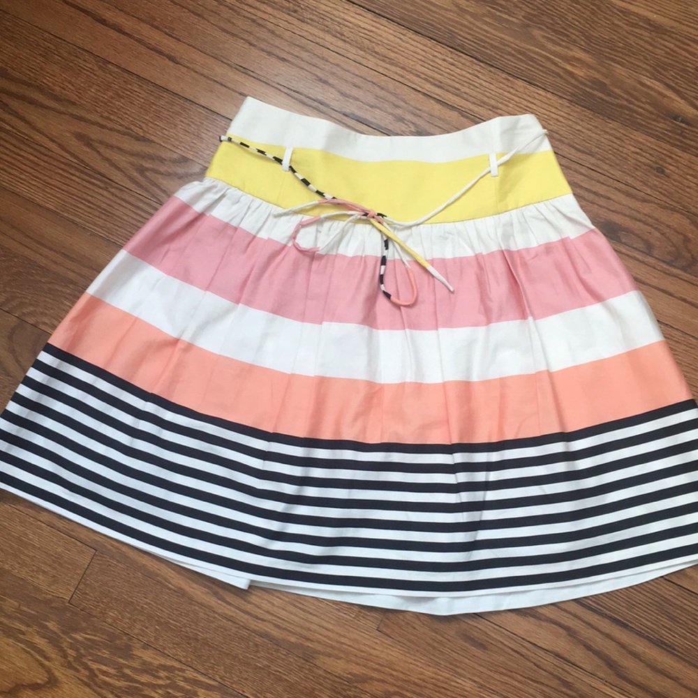 Kookai Striped Cotton Skirt